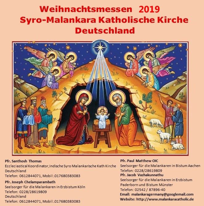News Photo 1 - Germany - Otta Nottathil - xmas_prog_syro_malankara_rite_germany_2019