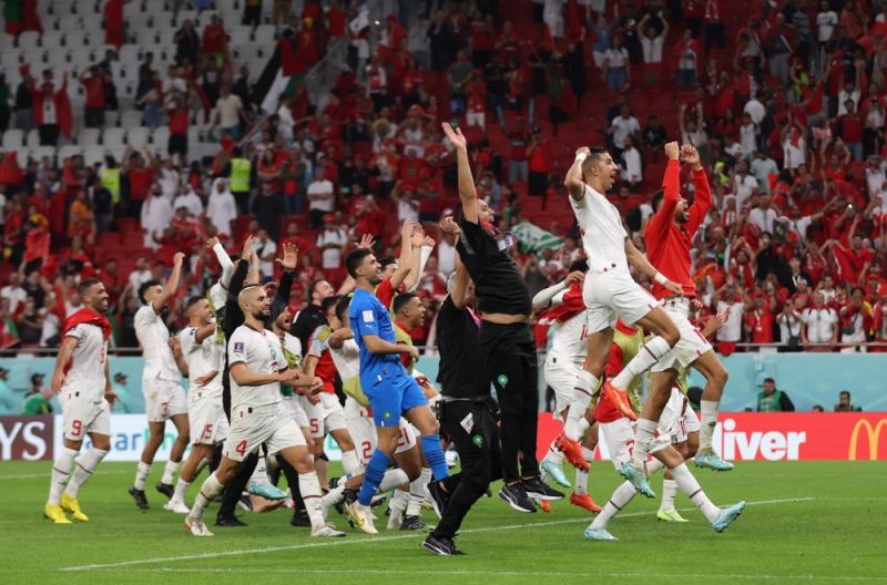 News Photo 1 - Gulf - Sports - morocco_defeated_belgium_fifa_doha_2022