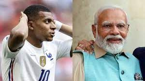 News Photo 1 - Europe - Sports - modi_praises_Mbappe