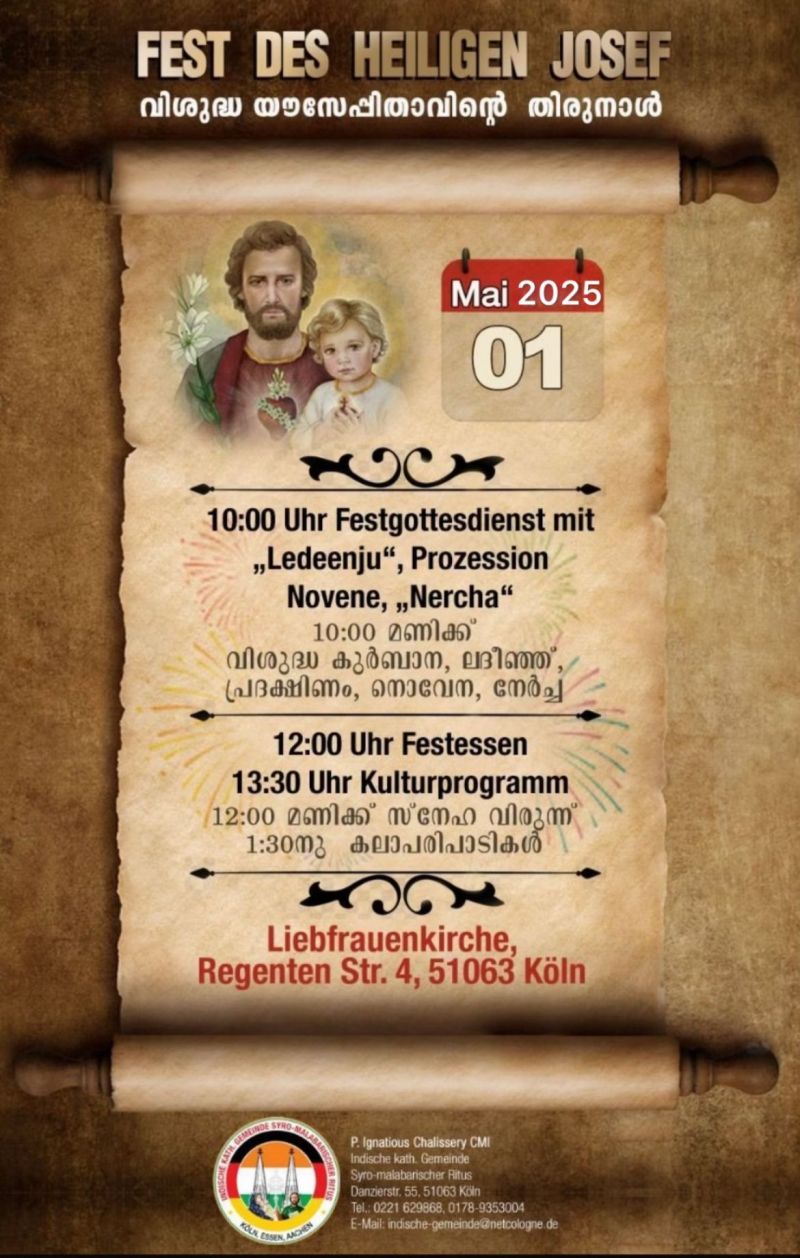 News Photo 1 - Germany - Otta Nottathil - st_joseph_fest_syro_malabar_community_cologne_2025