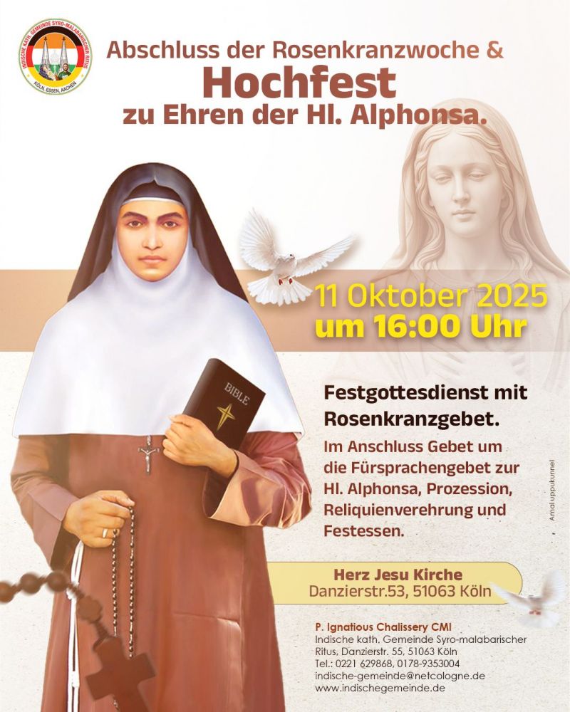 News Photo 1 - Germany - Otta Nottathil - st_alphonsa_fest_cologne_syro_malabar_community_oct_11_2025