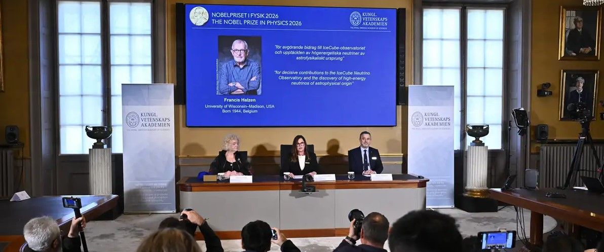 nobel_prize_physics_Francis_Halzen_2026_